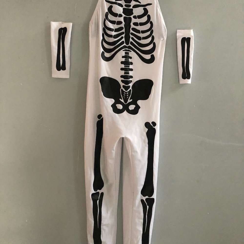 *** SOLD ***Skeleton Jumpsuit Costume